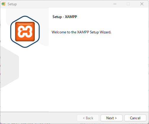 setup xampp